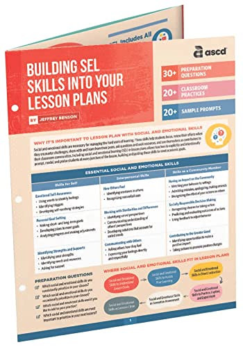 Building SEL Skills into Your Lesson Plans (Quick Reference Guide) by Jeffrey Benson, 9781416631262