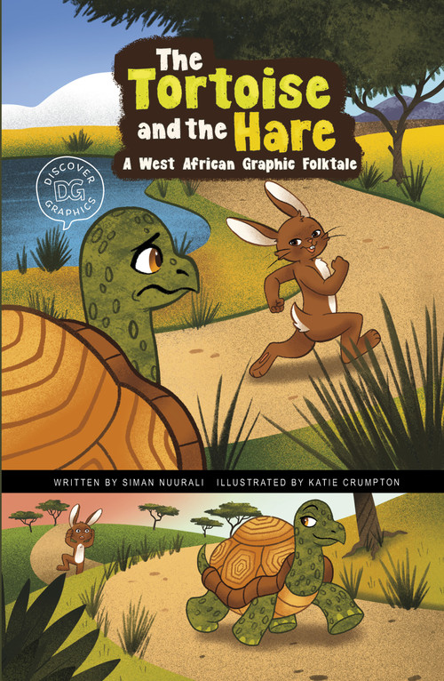 The Tortoise and the Hare (A West African Graphic Folktale) by Siman Nuurali, Katie Crumpton, 9781666340952