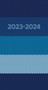 Blue Stripe 2023 2-Year Pocket Planner by Willow Creek Press, 9781549230813