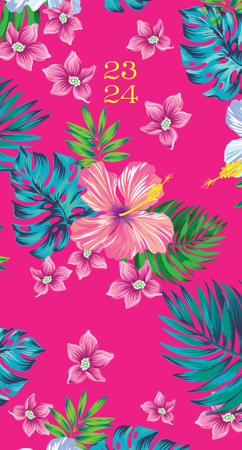 Tropic Floral Fever 2023 2-Year Pocket Planner by Willow Creek Press, 9781549230899