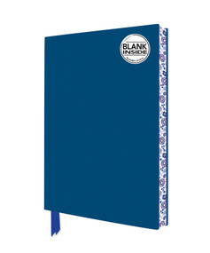Mid Blue Blank Artisan Notebook (Flame Tree Journals) by Flame Tree Studio, 9781804171950