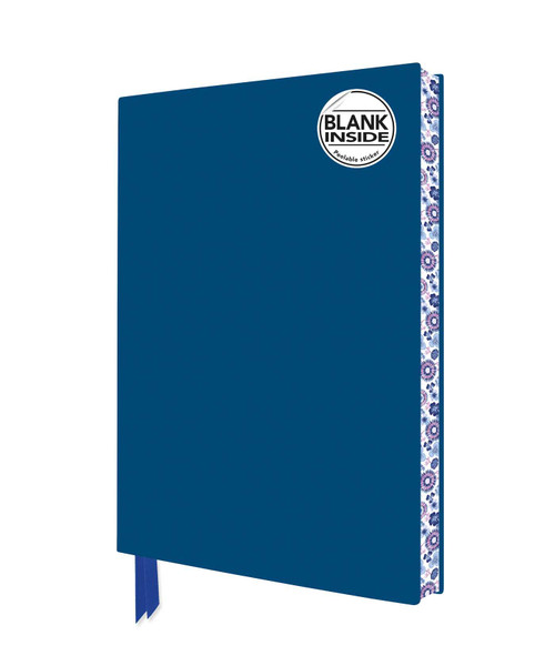 Mid Blue Blank Artisan Notebook (Flame Tree Journals) by Flame Tree Studio, 9781804171950