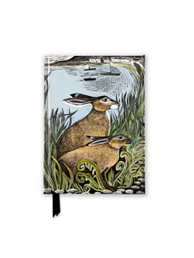Angela Harding: Rathlin Hares (Foiled Pocket Journal) by Flame Tree Studio, 9781804172032