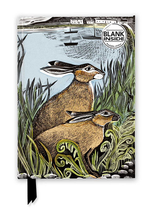Angela Harding: Rathlin Hares (Foiled Blank Journal) by Flame Tree Studio, 9781804172056
