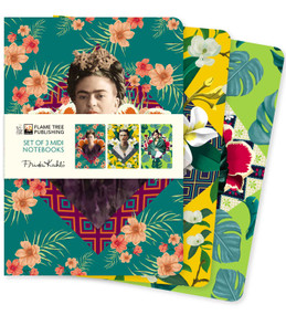 Frida Kahlo Set of 3 Midi Notebooks by Flame Tree Studio, 9781804172186