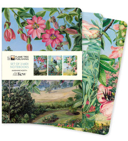 Kew Gardens: Marianne North Set of 3 Midi Notebooks by Flame Tree Studio, 9781804172209