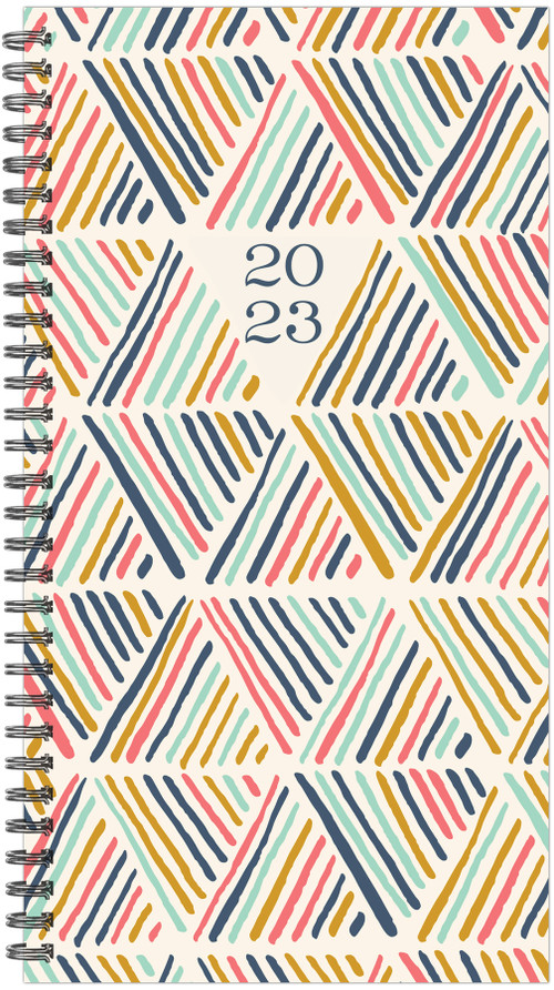 Simply Geometric 2023 Small Spiral Softcover Planner by Willow Creek Press, 9781549230967
