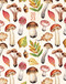 Mushrooms 2023 7.5" x 9.5" Booklet Monthly Planner by Willow Creek Press, 9781549231025
