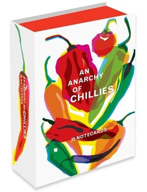 An Anarchy of Chilies (Notecards) by Caz Hildebrand, 9780500420935
