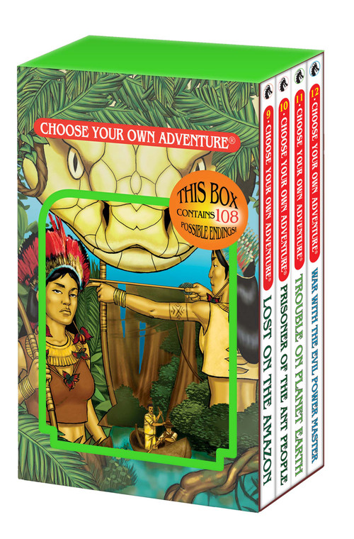 Choose Your Own Adventure 4-Book Boxed Set #3 (Lost On The Amazon , Prisoner Of The Ant People, Trouble On Planet Earth, War With The Evil Power Master) by R.A. Montgomery, 9781933390963