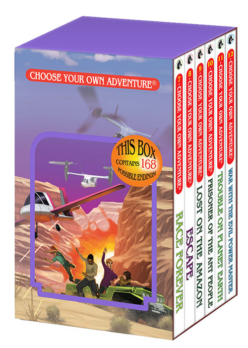 Choose Your Own Adventure 6-Book Boxed Set #2 (Race Forever, Escape, Lost On The Amazon, Prisoner Of The Ant People, Trouble On Planet Earth, War With The Evil Power Master) by R.A. Montgomery, 9781933390925