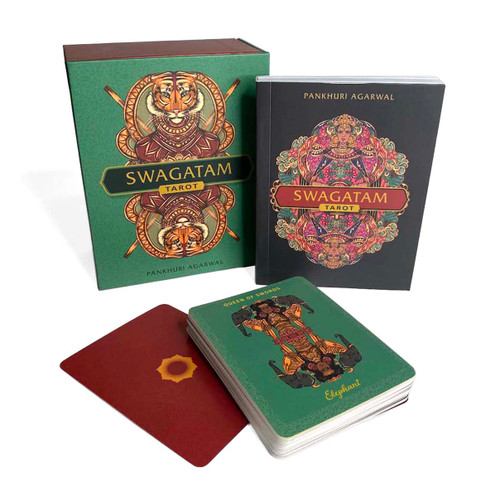 Swagatam Tarot ((Tarot Kit Box Set with 92 Cards and Guide Book)) by Pankhuri Agarwal, Aishwarya Ravichandran, 9780764364792