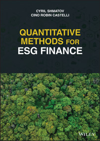 Quantitative Methods for ESG Finance by Cyril Shmatov, Cino Robin Castelli, 9781119903802
