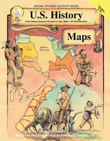U.S. History Maps, Grades 5 - 8 by Don Blattner, 9781580371094