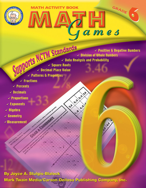 Math Games, Grade 6 by Joyce Stulgis-Blalock, 9781580372756