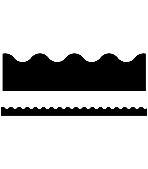 Black Scalloped Bulletin Board Borders by Carson Dellosa Education, 9781600221286