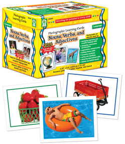 Nouns, Verbs and Adjectives Learning Cards (Photographic Learning Cards) by Key Education Publishing, 9781600225567