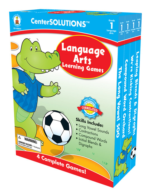 Language Arts Learning Games, Grade 1 by Carson Dellosa Education, 9781604182354