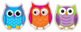 Colorful Owls Cutouts by Carson Dellosa Education, 9781609968380