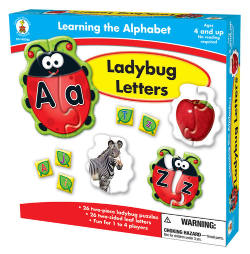 Ladybug Letters by Carson Dellosa Education, 9781936022861