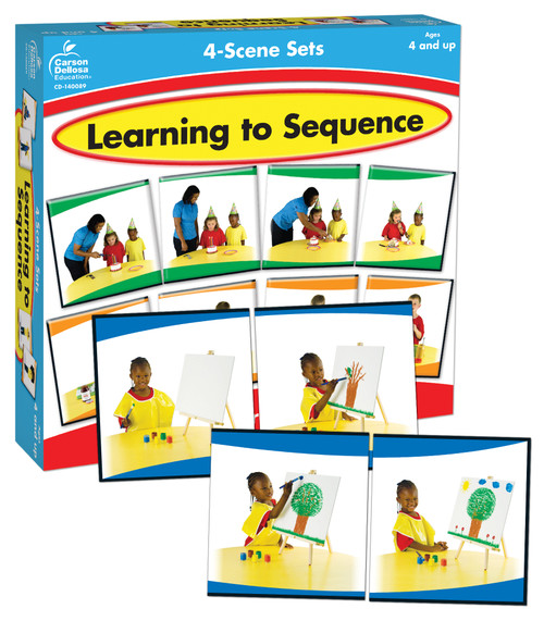 Learning to Sequence 4-Scene (4 Scene Set) by Carson Dellosa Education, 9781936022892