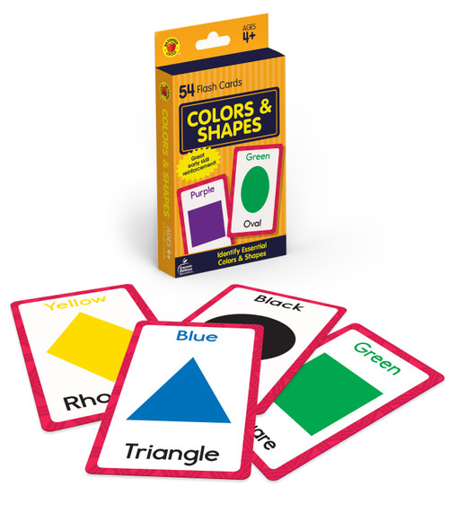 Colors and Shapes Flash Cards by Brighter Child, 9780769646893
