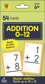 Addition 0 to 12 Flash Cards by Brighter Child, 9780769677118