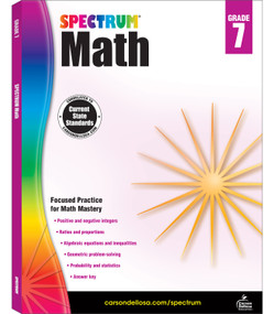 Spectrum Math Workbook, Grade 7 by Spectrum, Carson Dellosa Education, 9781483808758