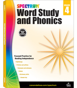 Spectrum Word Study and Phonics, Grade 4 by Spectrum, 9781483811857