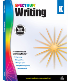 Spectrum Writing, Grade K by Spectrum, Carson Dellosa Education, 9781483811956