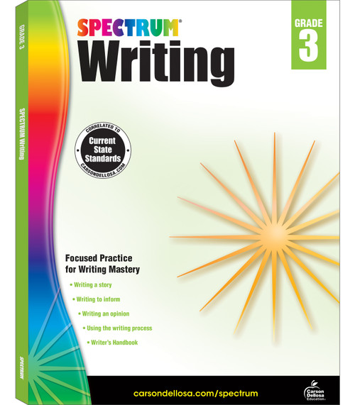 Spectrum Writing, Grade 3 by Spectrum, Carson Dellosa Education, 9781483811987