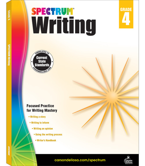 Spectrum Writing, Grade 4 by Spectrum, Carson Dellosa Education, 9781483811994