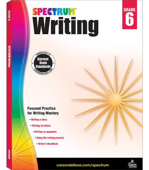 Spectrum Writing, Grade 6 by Spectrum, Carson Dellosa Education, 9781483812014