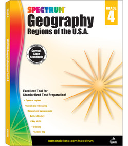 Spectrum Geography, Grade 4 (Regions of the U.S.A.) by Spectrum, 9781483813011