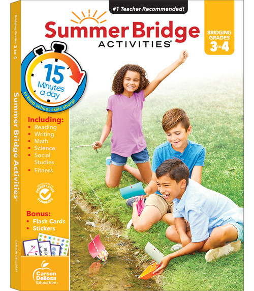 Summer Bridge Activities, Grades 3 - 4 by Summer Bridge Activities, Carson Dellosa Education, 9781483815831