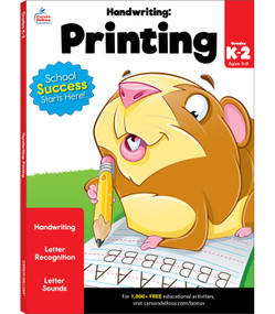Handwriting: Printing Workbook by Brighter Child, Carson Dellosa Education, 9781483816425
