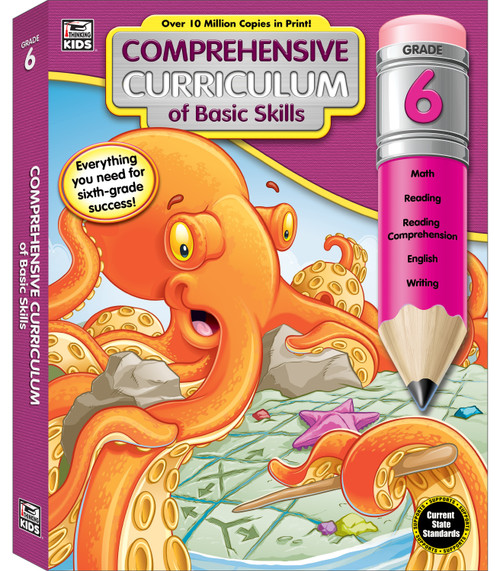 Comprehensive Curriculum of Basic Skills, Grade 6 by Thinking Kids, Carson Dellosa Education, 9781483824154