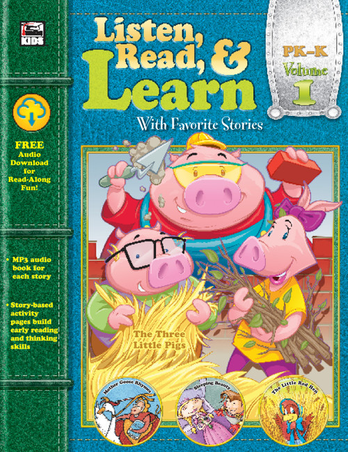 Listen, Read, & Learn Volume 1 by Thinking Kids, Carson Dellosa Education, 9781483835143