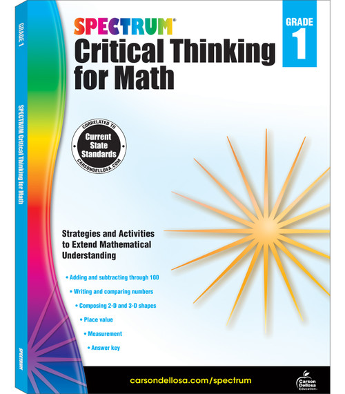 Spectrum Critical Thinking for Math, Grade 1 by Spectrum, 9781483835488