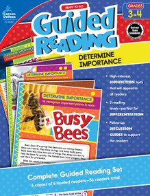 Ready to Go Guided Reading: Determine Importance, Grades 3 - 4 by Natalie Rompella, 9781483839790