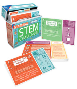 Seasonal STEM Challenges Science Learning Cards by Carson Dellosa Education, 9781483841588