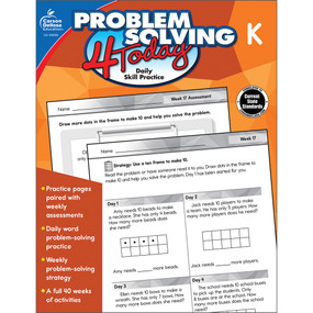 Problem Solving 4 Today, Grade K (Daily Skill Practice) by Jennifer B. Stith, 9781483850146