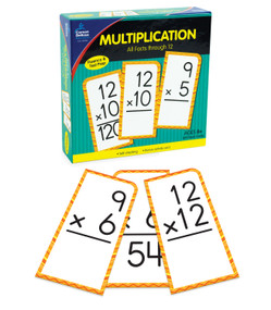 Multiplication All Facts through 12 Flash Cards by Carson Dellosa Education, 9781483852706