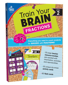 Train Your Brain: Fractions Level 2 by Rebekah J. Stanley, 9781483854212