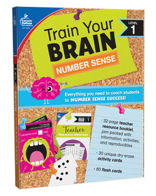 Train Your Brain: Number Sense Level 1 by Carson Dellosa Education, Elise Craver, 9781483854229