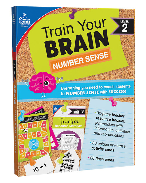 Train Your Brain: Number Sense Level 2 by Carson Dellosa Education, Elise Craver, 9781483854236