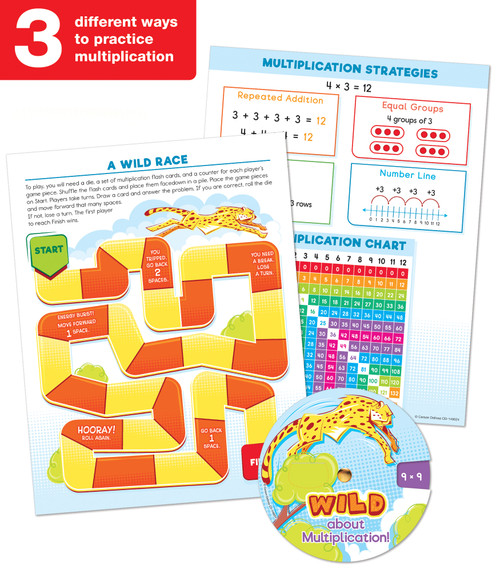 Multiplication Instructional Resources EZ-Spin™ Set by Carson Dellosa Education, 9781483857558