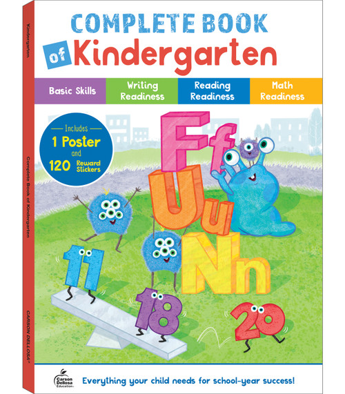 Complete Book of Kindergarten by Carson Dellosa Education, 9781483862378