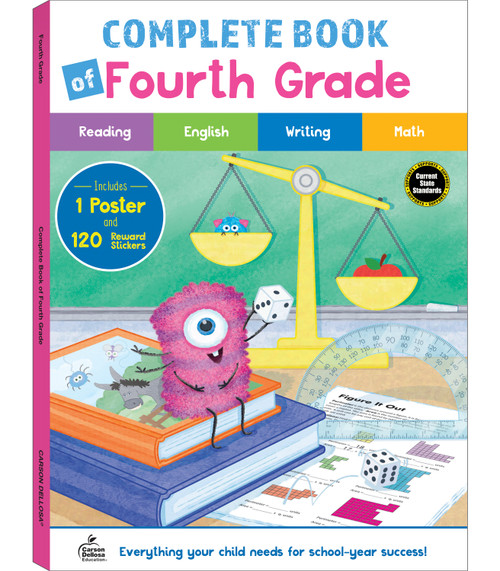 Complete Book of Fourth Grade by Carson Dellosa Education, 9781483862415
