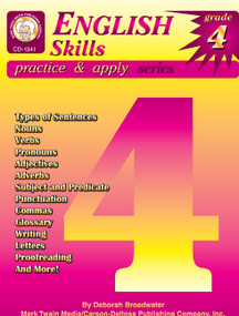 English Skills, Grade 4 by Deborah White Broadwater, 9781580371193